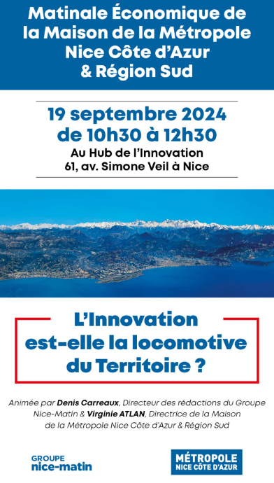 matinale economiqe innovation nice 19 septembre 2024