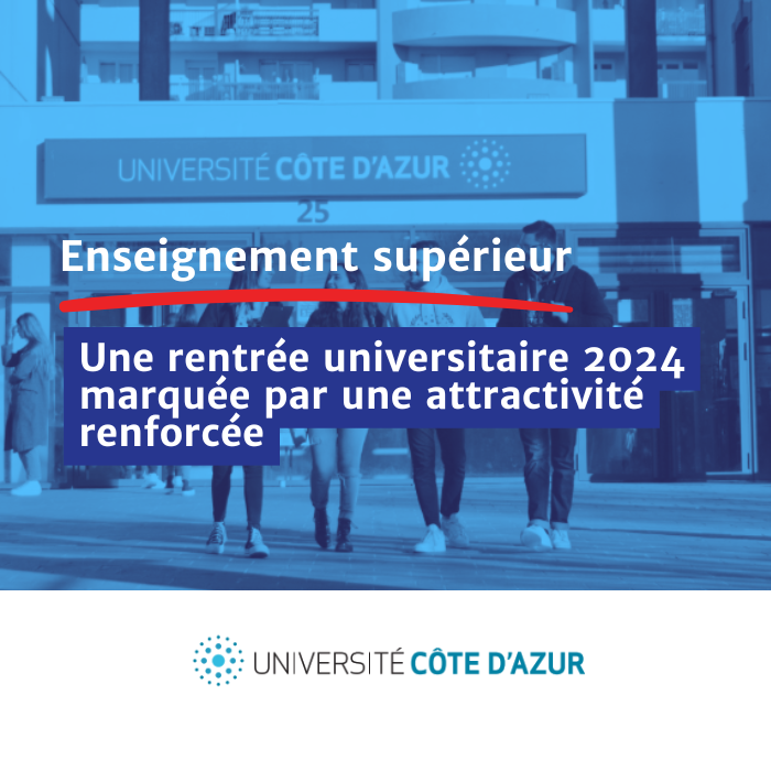 Rentrée 2024 universite cote d'azur