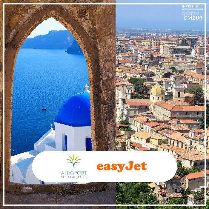 easyJet Nice Santorin Lamezia Terme