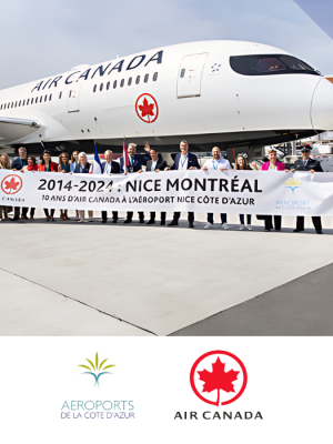 Nice Montreal Air Canada
